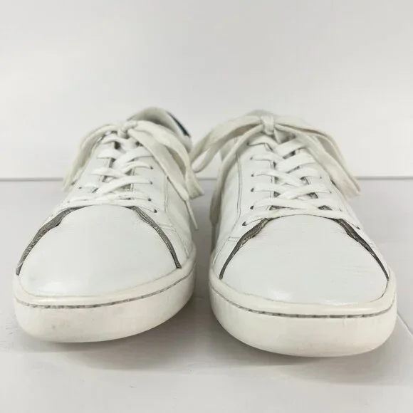 Sz 9 Women- Keds Ace Leather White / Blue, Dream Foam Padding‎ Sneakers - Picture 3 of 15